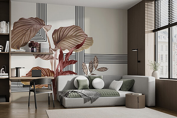 Planta com folhas castanhas Planta com folhas castanhas
