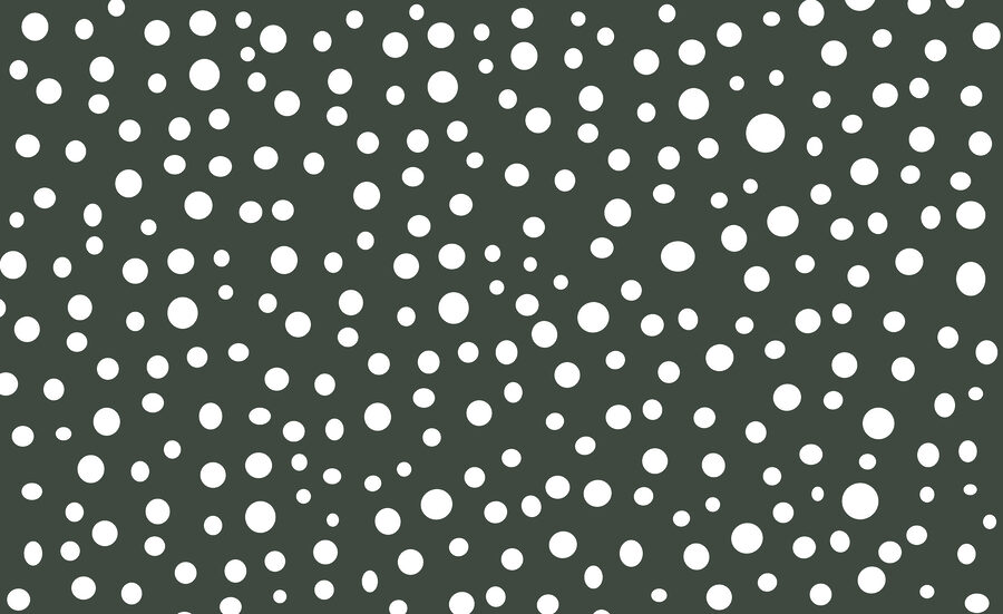 Papel de parede Pontos brancos sobre um fundo verde - Image 3