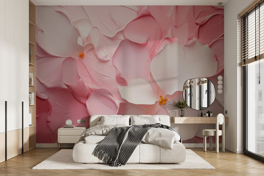 Grande plano de flores
