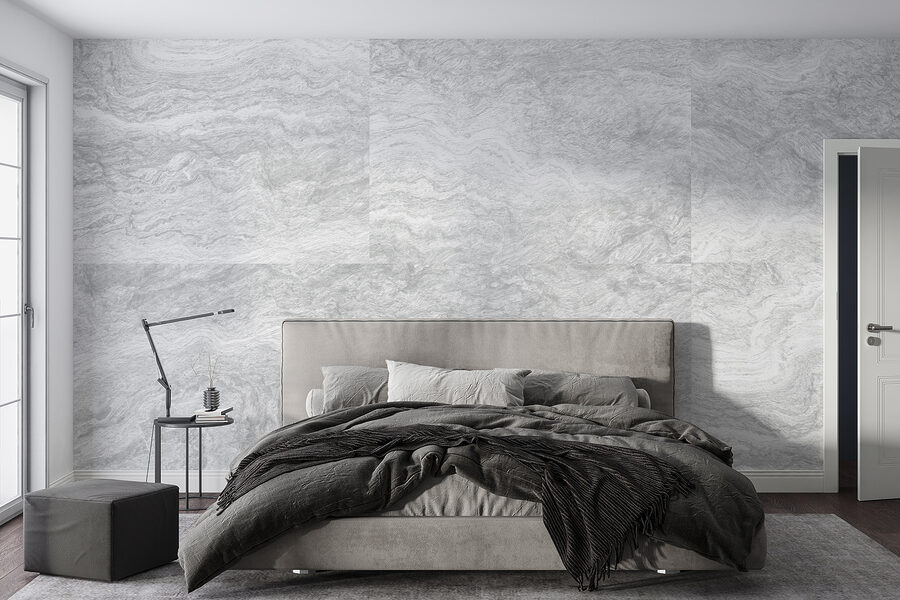 Papel de parede Fundo elegante com textura de mármore cinzento. - Image 2