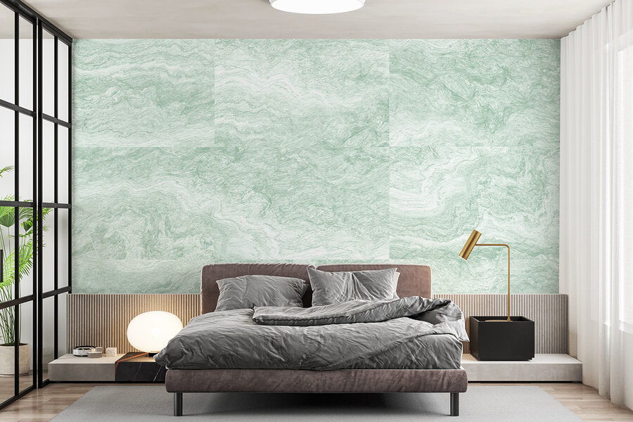 Papel de parede Grande plano de um azulejo