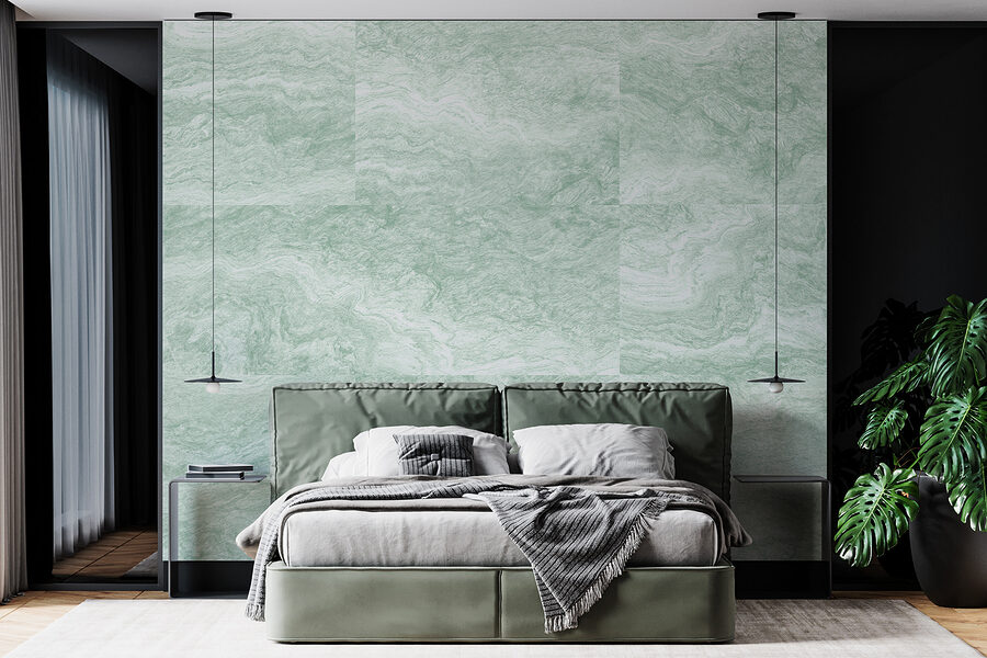 Papel de parede Grande plano de um azulejo - Image 2