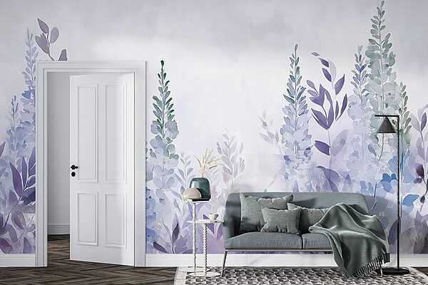 Pintura de plantas com folhas Pintura de plantas com folhas