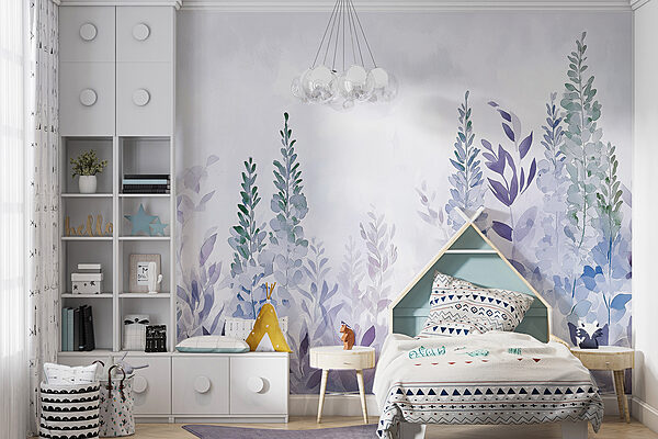 Pintura de plantas com folhas Pintura de plantas com folhas