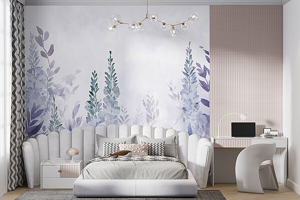 Pintura de plantas com folhas Pintura de plantas com folhas