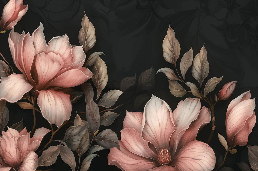 Grande plano de flores