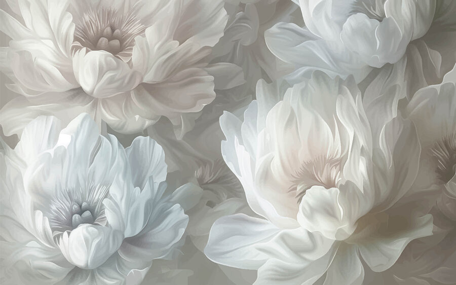 Grande plano de flores