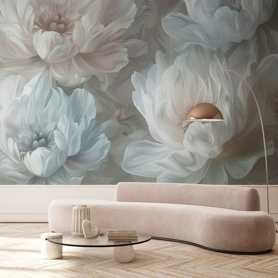 Grande plano de flores