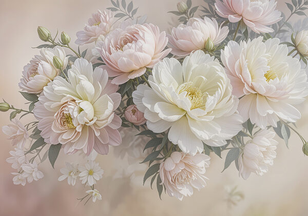 Grupo de flores brancas e cor-de-rosa w08276p 600x420 - Grupo de flores brancas e cor-de-rosa