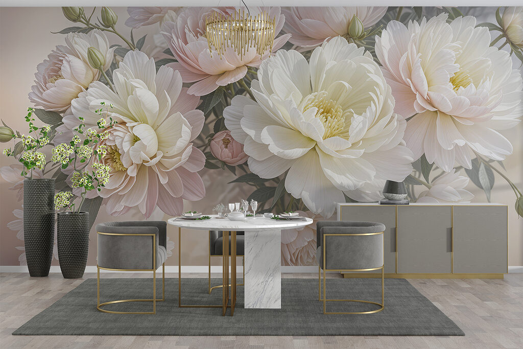 Grupo de flores brancas e cor-de-rosa w08276pig40r 1024x683 - Grupo de flores brancas e cor-de-rosa