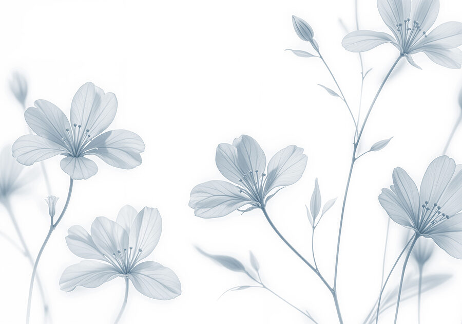 Grande plano de flores