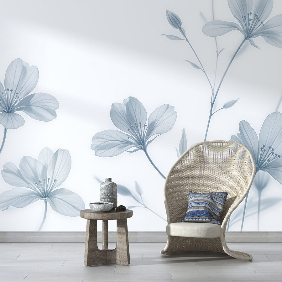 Grande plano de flores