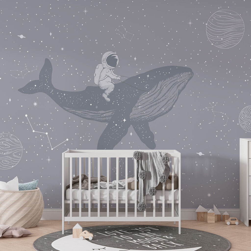 Person riding a whale