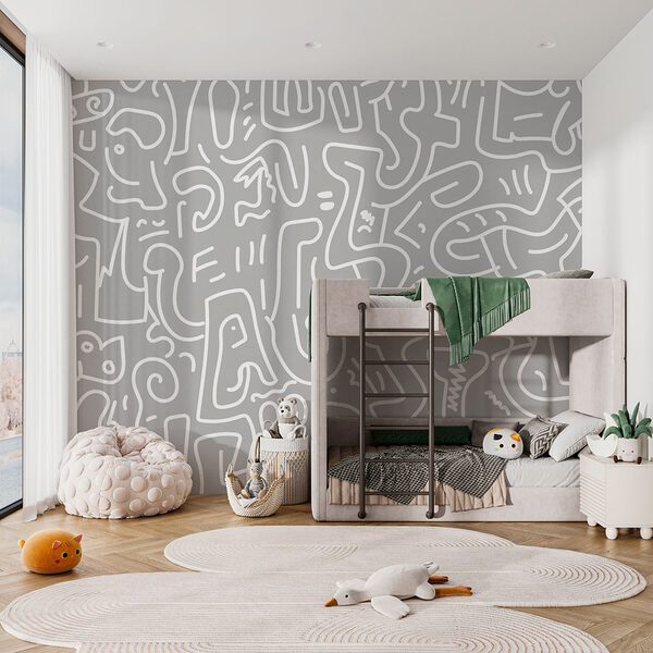 Padrão cinzento e branco Padrão cinzento e branco