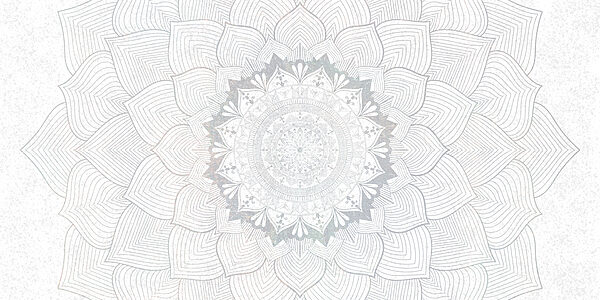 White and grey mandala White and grey mandala