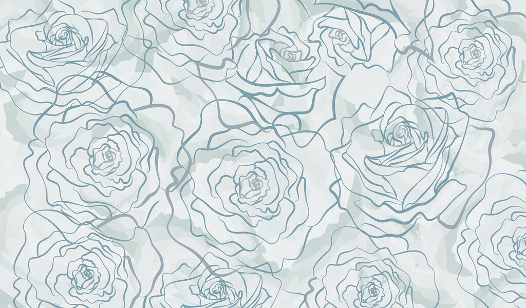 Padrão de rosas num fundo branco Padrão de rosas num fundo branco