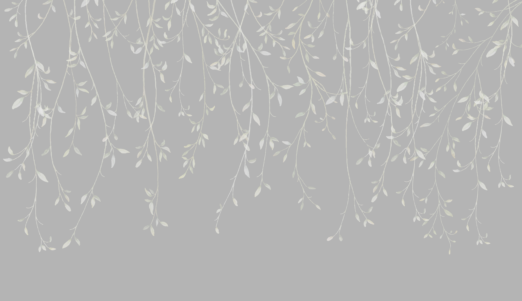 White and gray background with leaves White and gray background with leaves