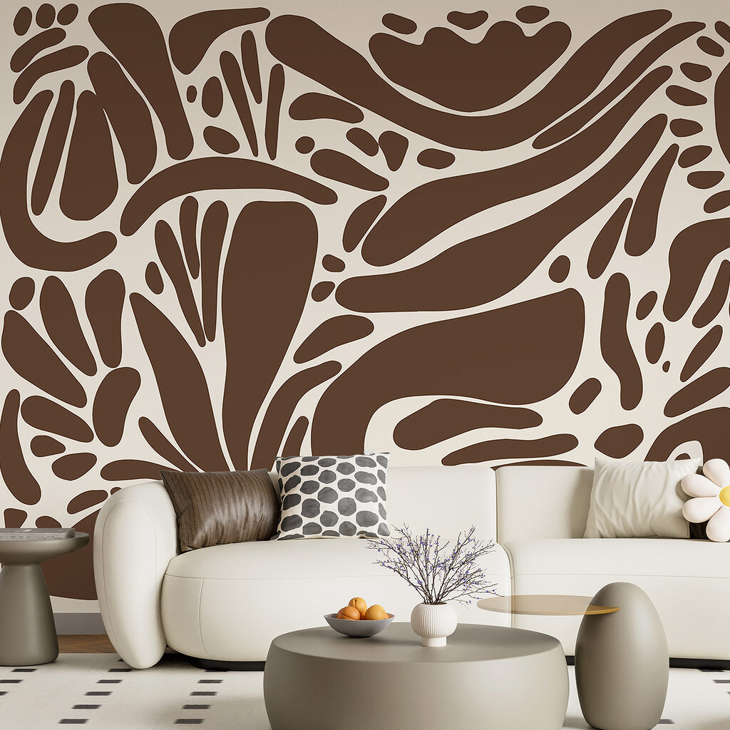 Brown and white pattern Brown and white pattern