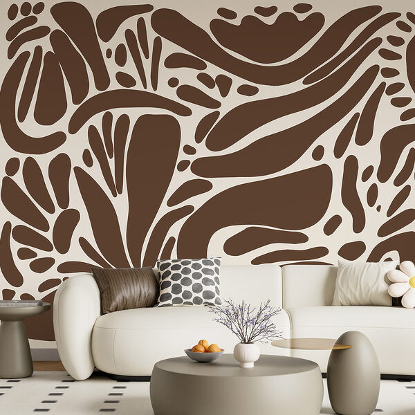Padrão castanho e branco Padrão castanho e branco