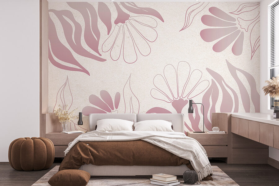 Grande plano de flores