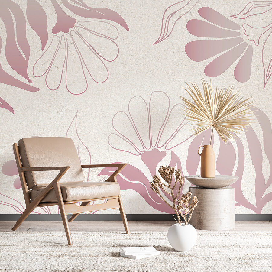 Grande plano de flores
