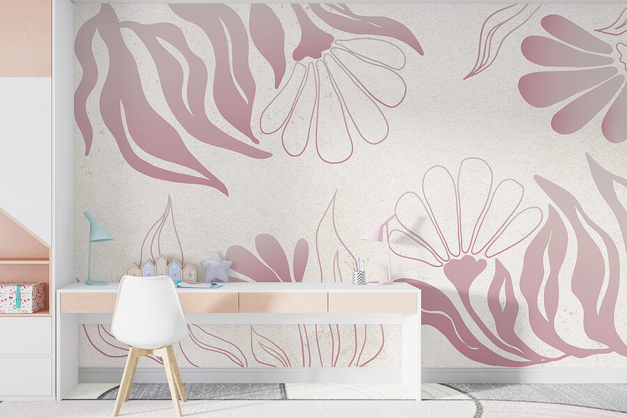 Grande plano de flores