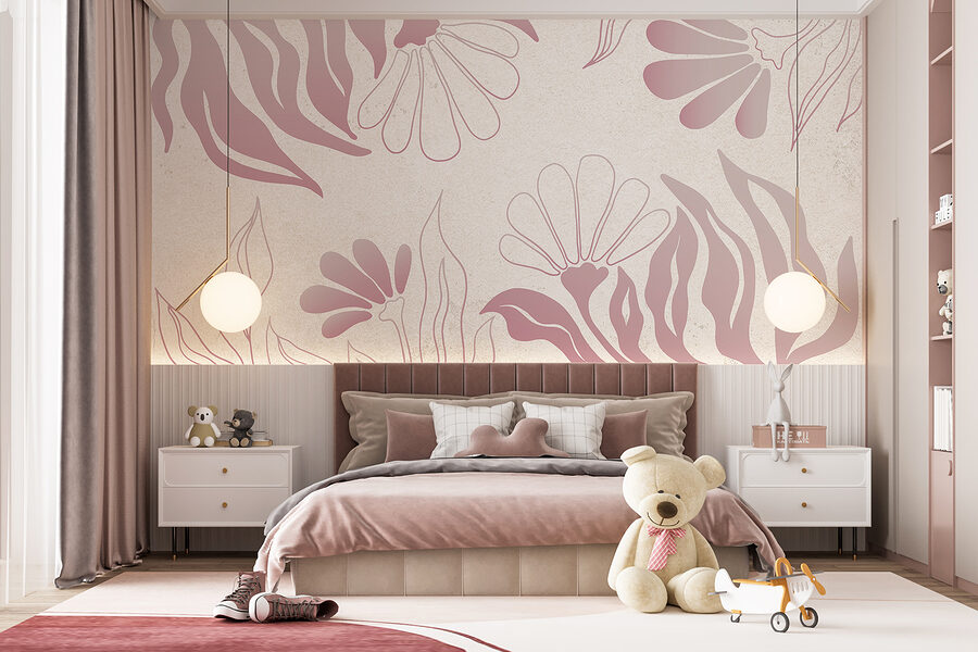 Grande plano de flores