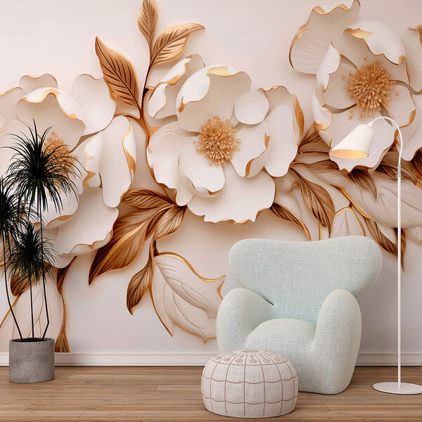 Flores elegantes em tons cremosos. Flores elegantes em tons cremosos.