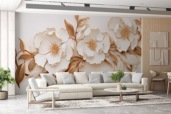Flores elegantes em tons cremosos. Flores elegantes em tons cremosos.