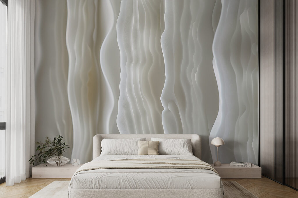 Close up of white waves