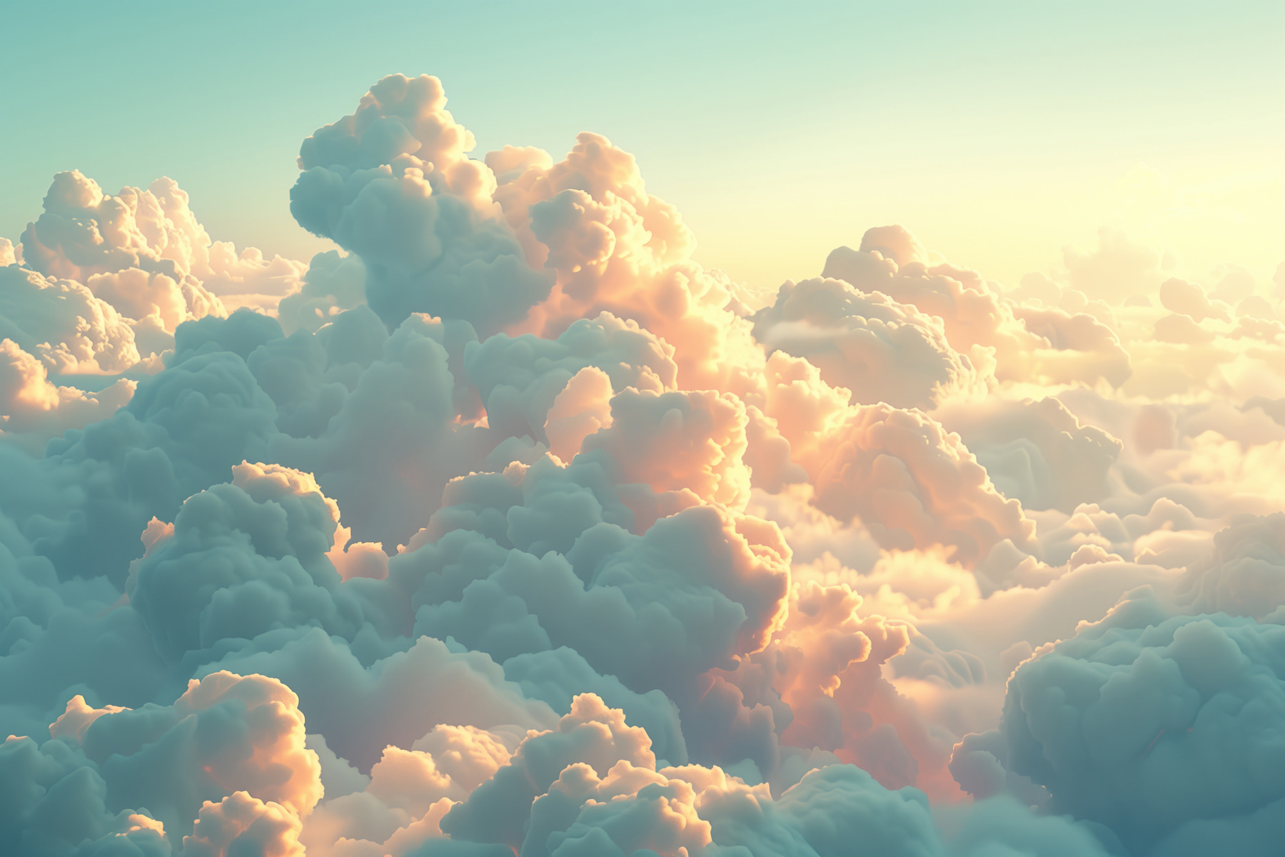 Large group of clouds Large group of clouds