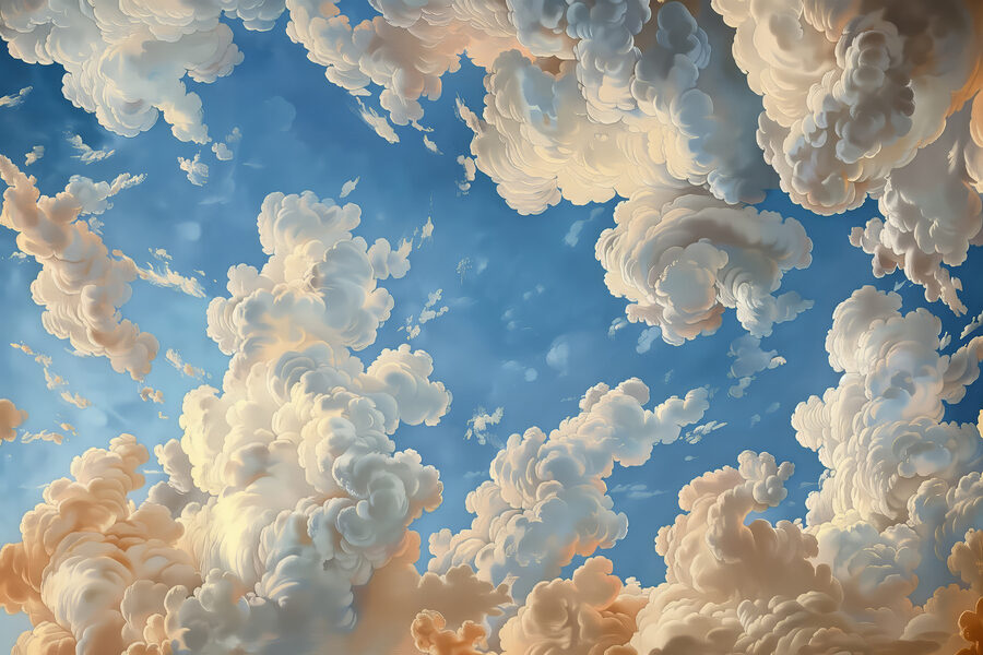 Nuvens no céu