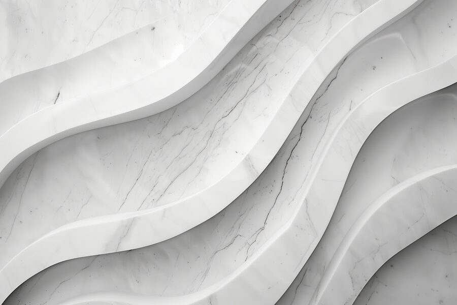 Parede de mármore branco com linhas