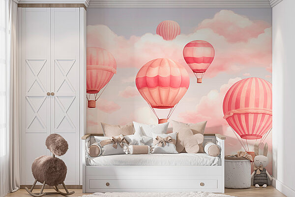 Group of hot air balloons in the sky Group of hot air balloons in the sky
