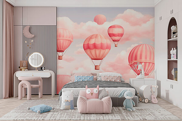Group of hot air balloons in the sky Group of hot air balloons in the sky