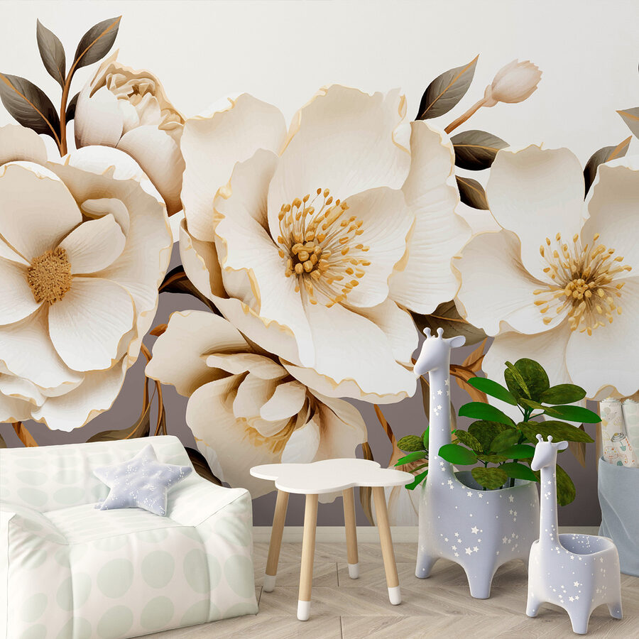 Grande plano de flores