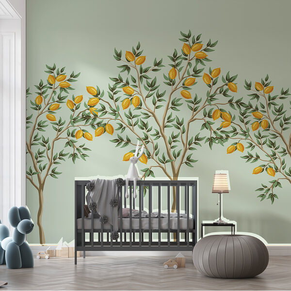 Tree with yellow fruits on it