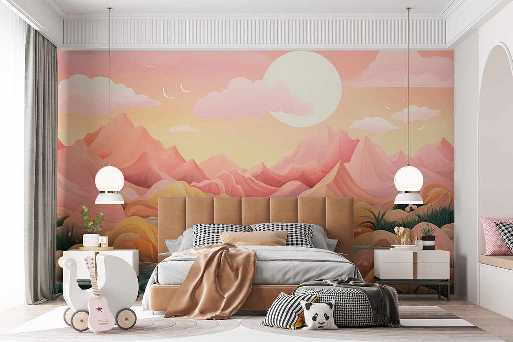 River running through a valley