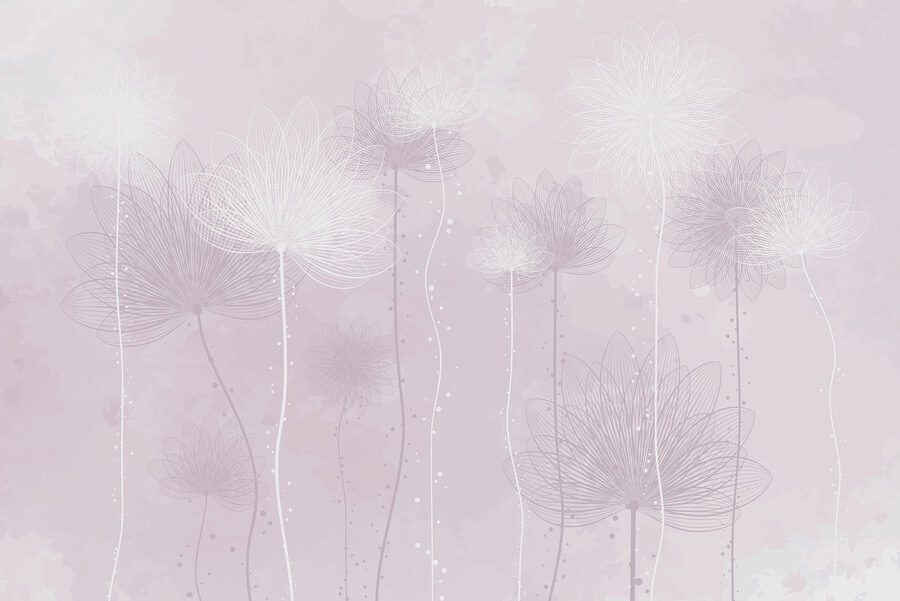 Grande plano de flores