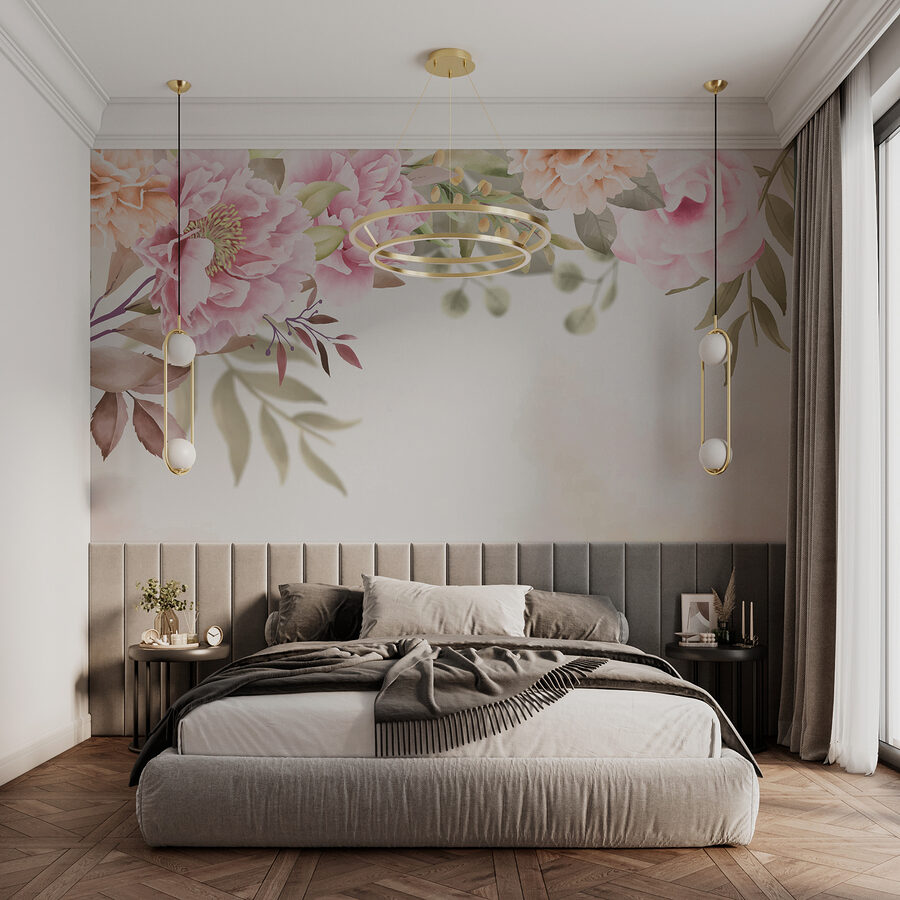 Grande plano de flores