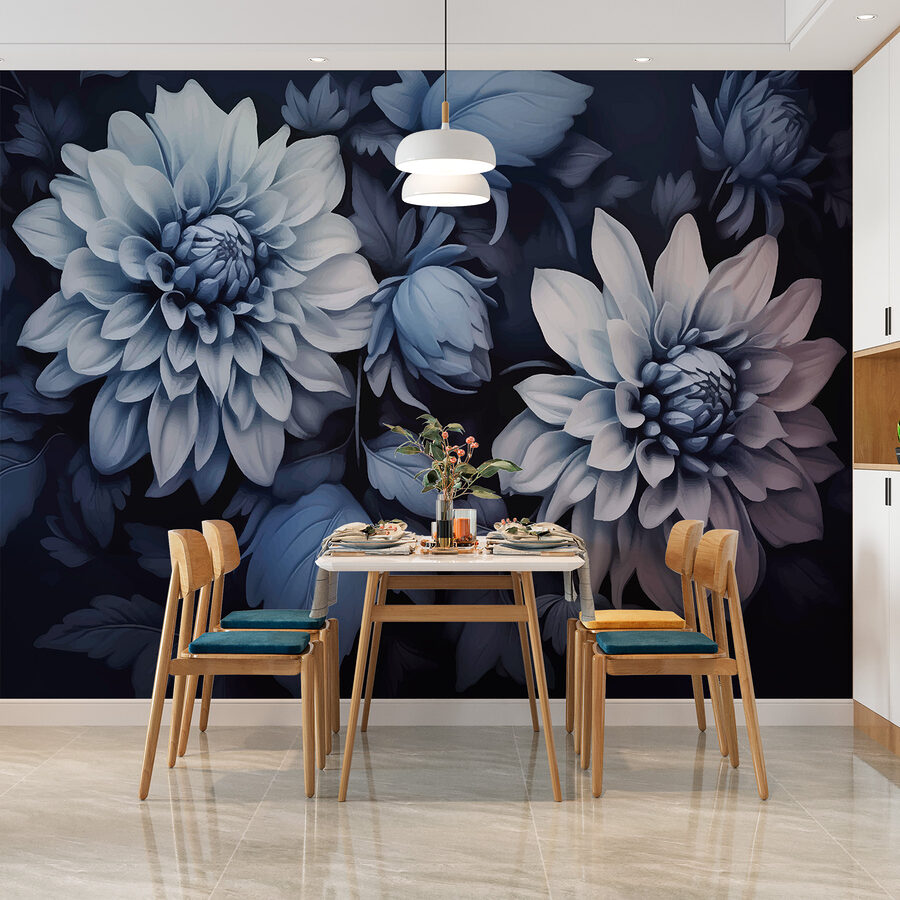 Grande plano de flores