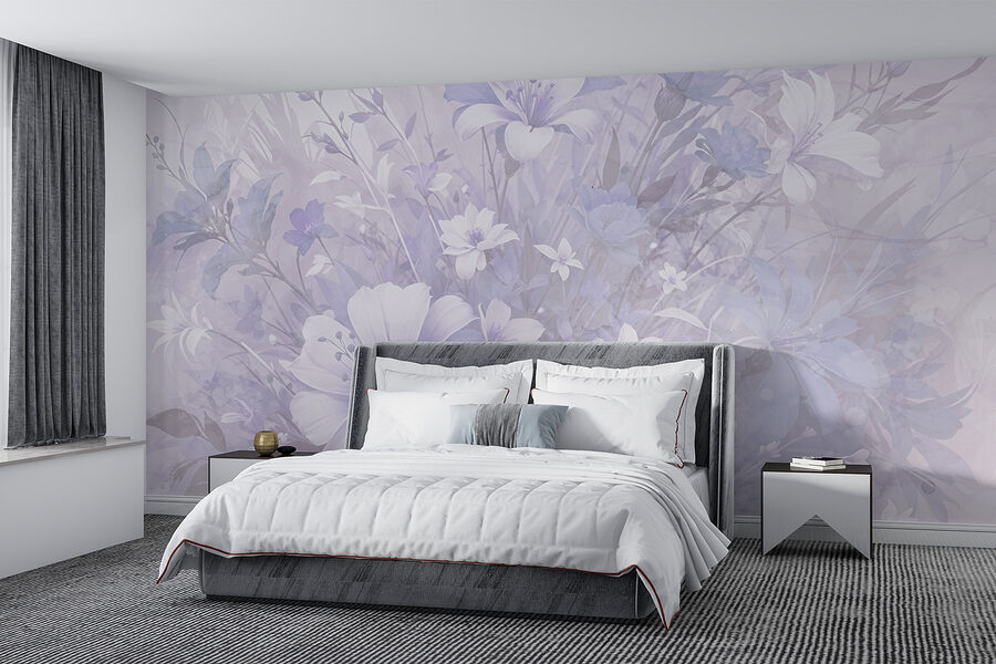 Grande plano de flores