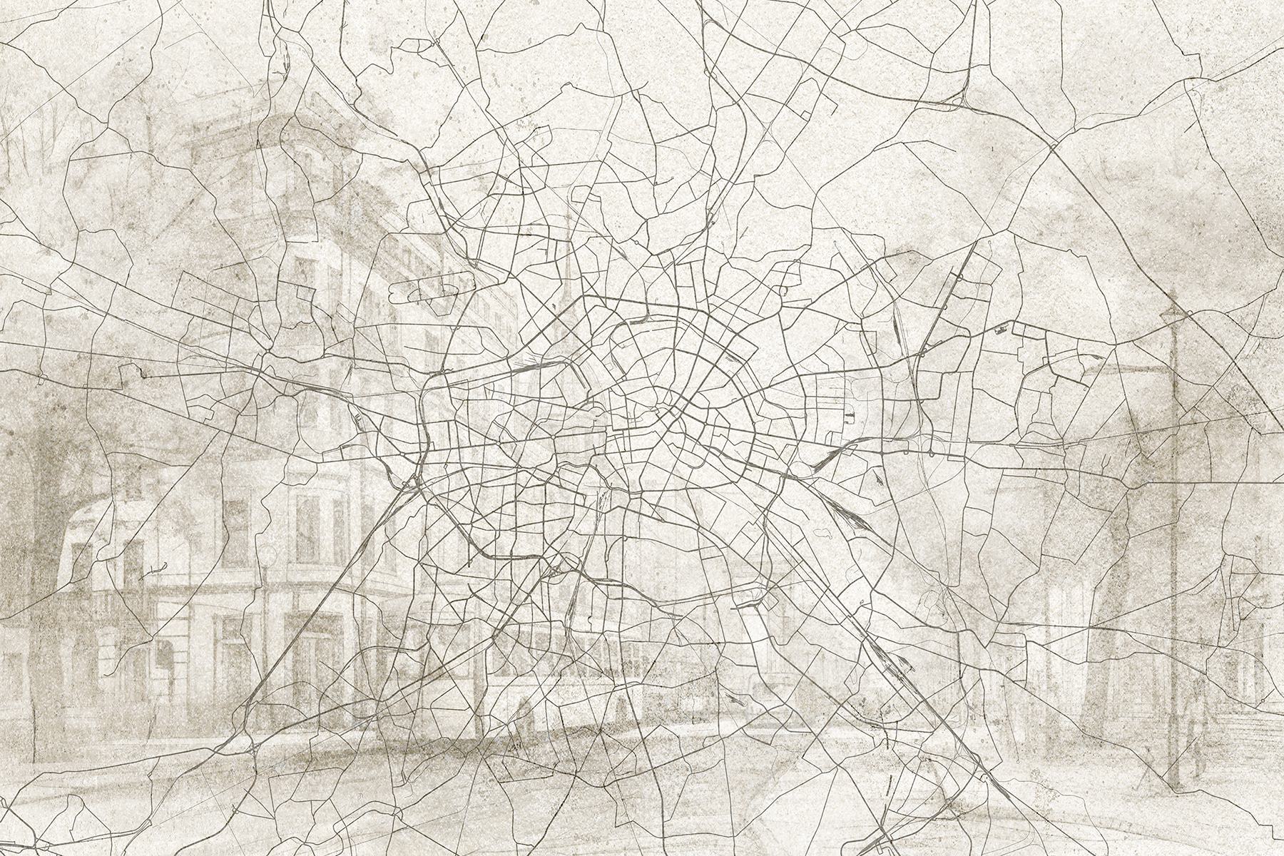 Map of a city Map of a city