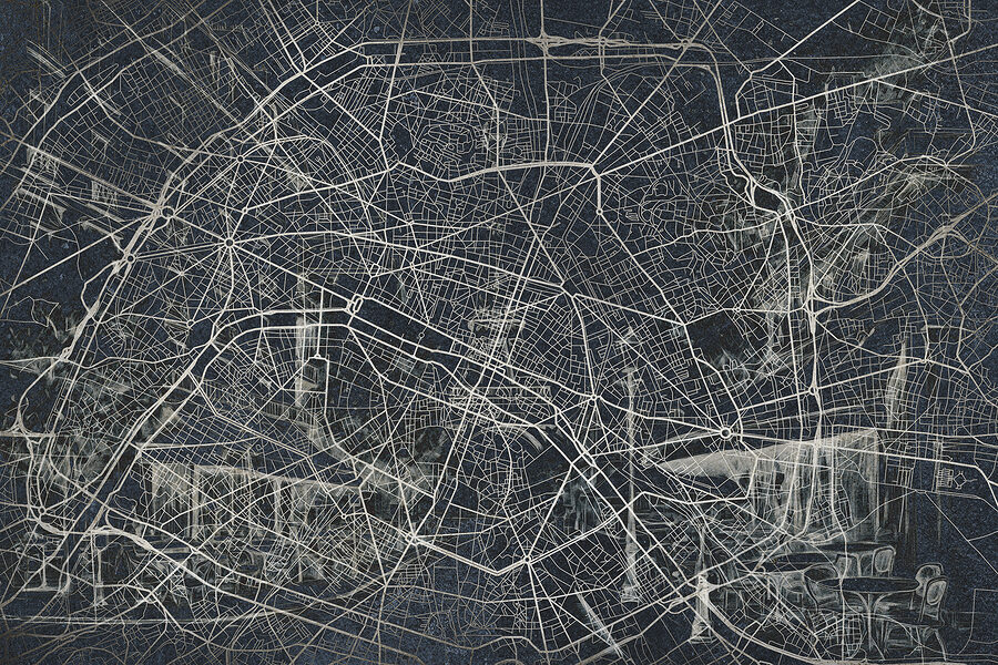 Mapa de uma cidade Mapa de uma cidade