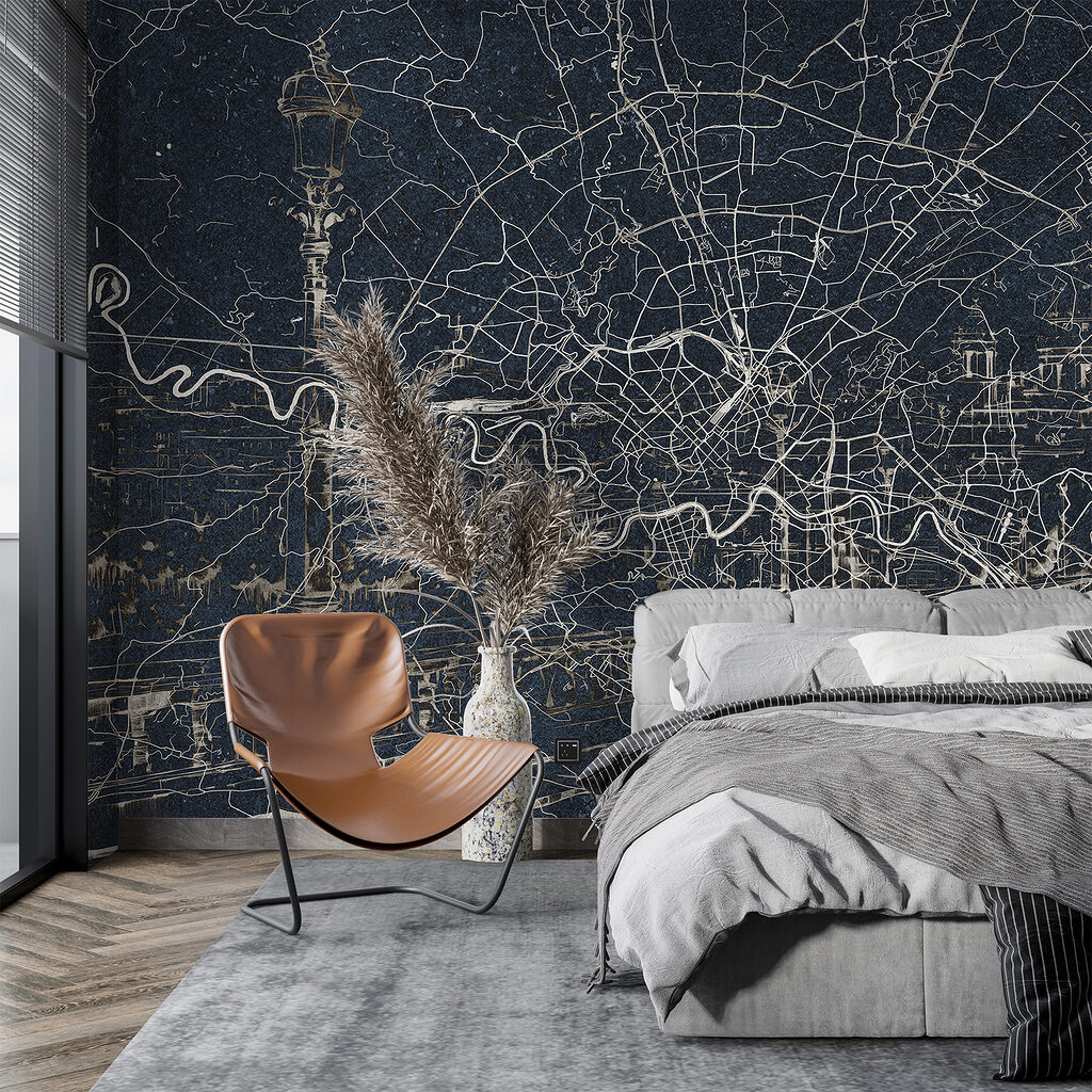 Map of a city Map of a city