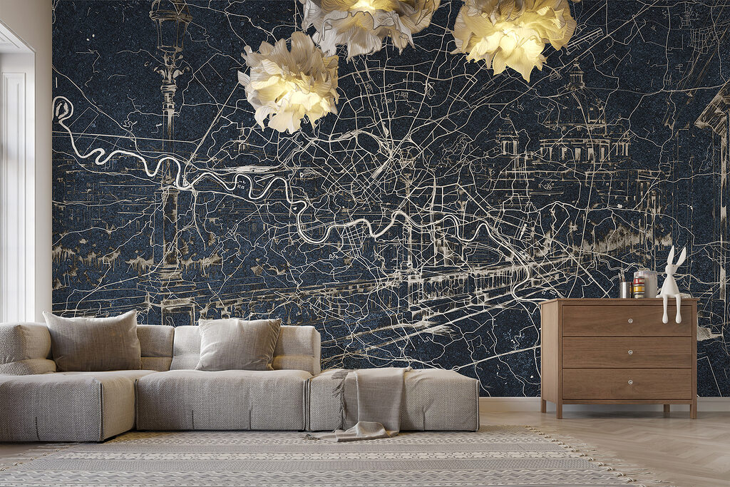 Map of a city Map of a city