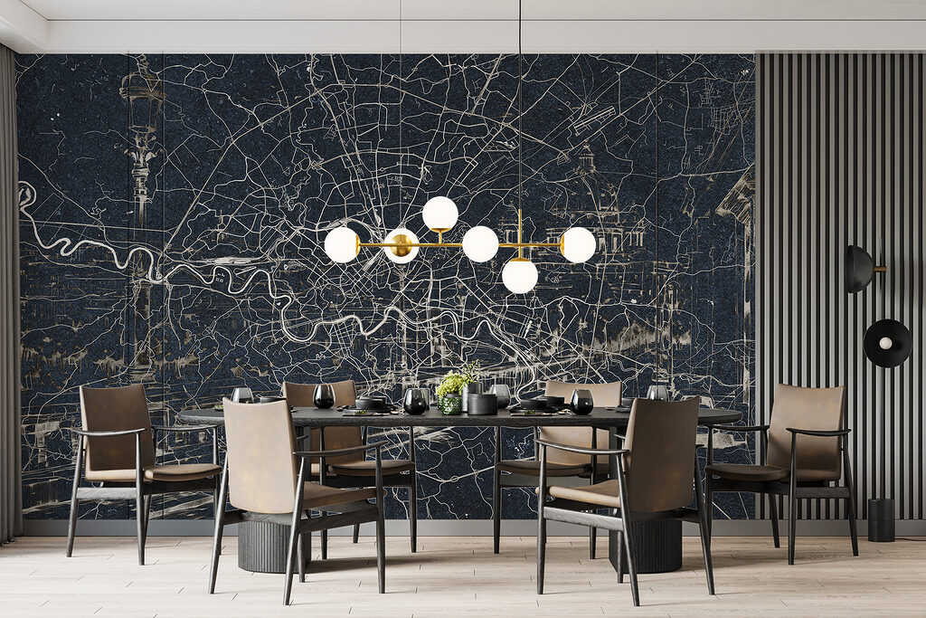 Map of a city Map of a city