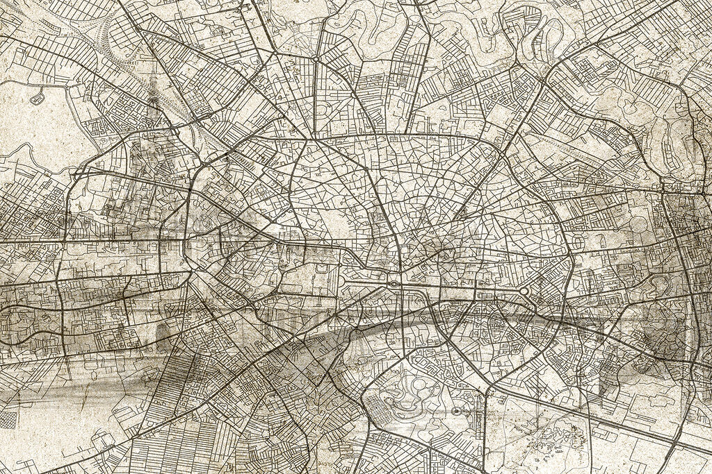 Mapa de uma cidade Mapa de uma cidade