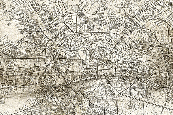 Mapa de uma cidade Mapa de uma cidade