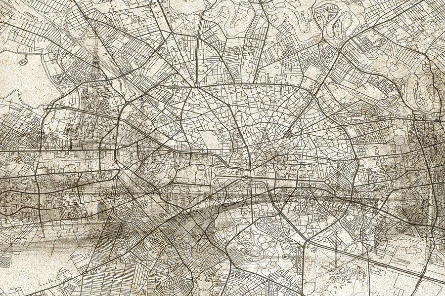 Mapa de uma cidade Mapa de uma cidade